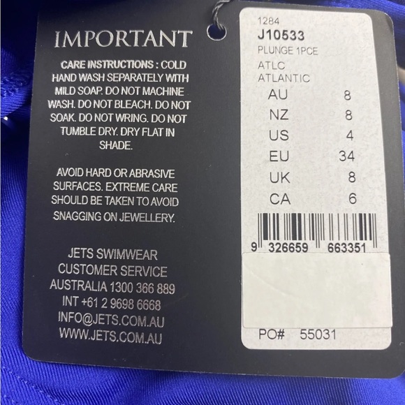 Jets Australia Swimsuit - Picture 3 of 4